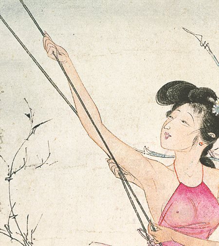 京山-胡也佛的仕女画和最知名的金瓶梅秘戏图